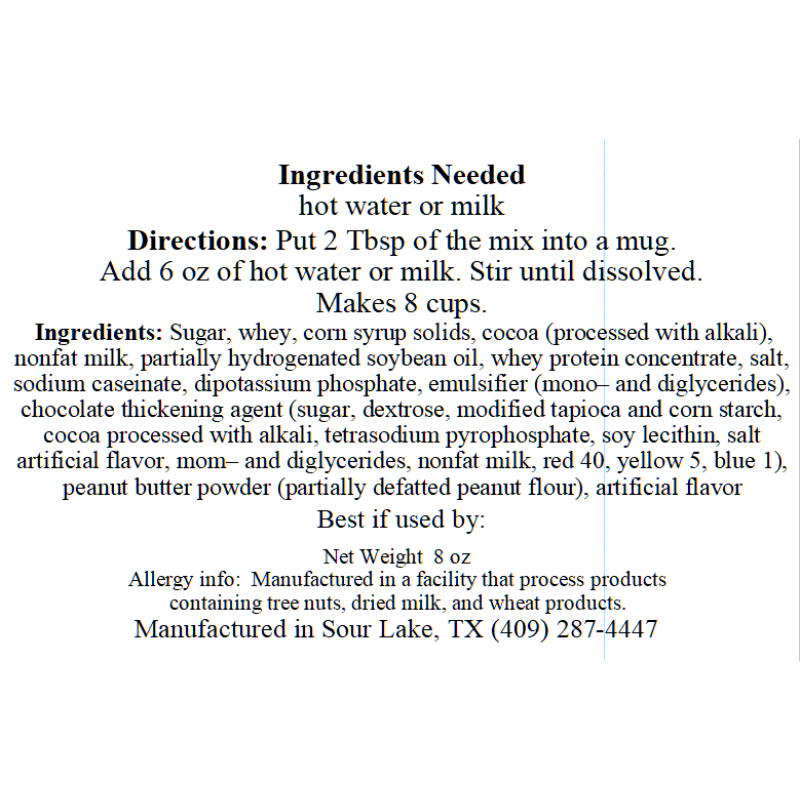 Peanut Butter Cup Hot Chocolate MixTGC